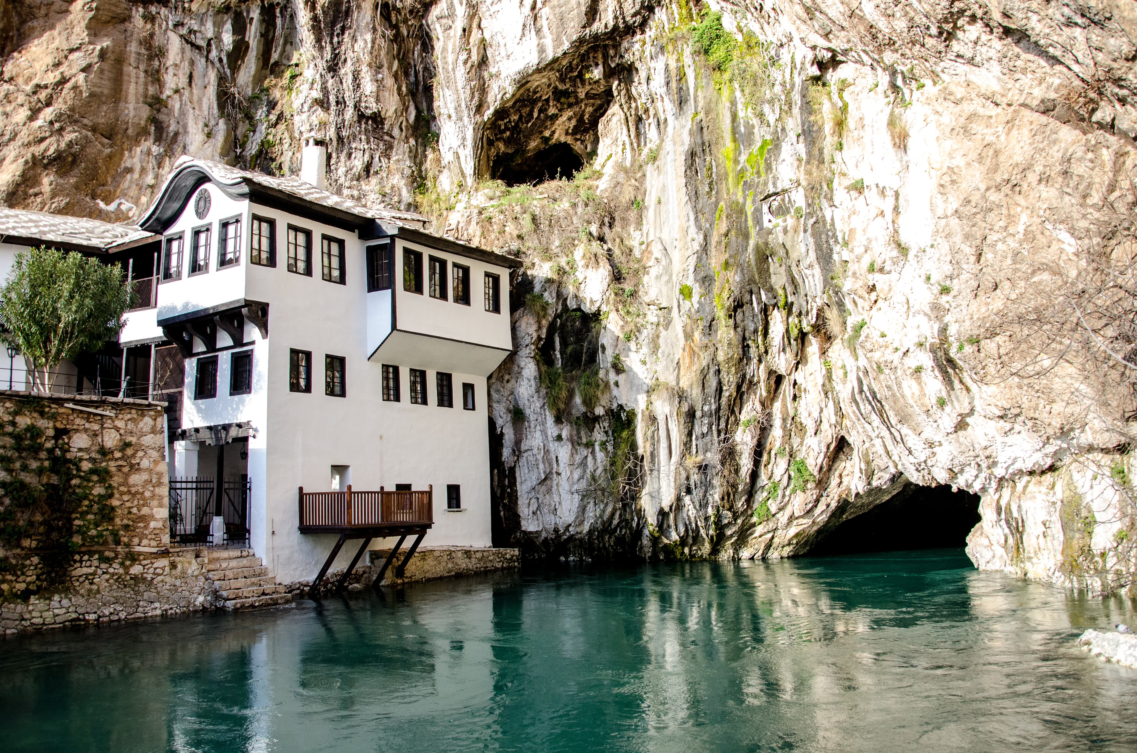 Blagaj Tekke and Vrelo Bune — the spring you don't believe is real.