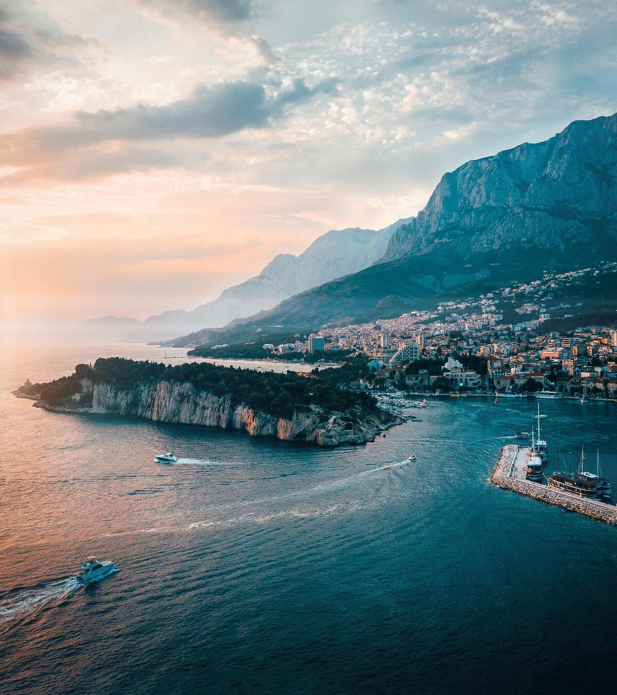 MomentoSnap outdoor photo booth at Makarska Riviera, Dalmatia, Croatia