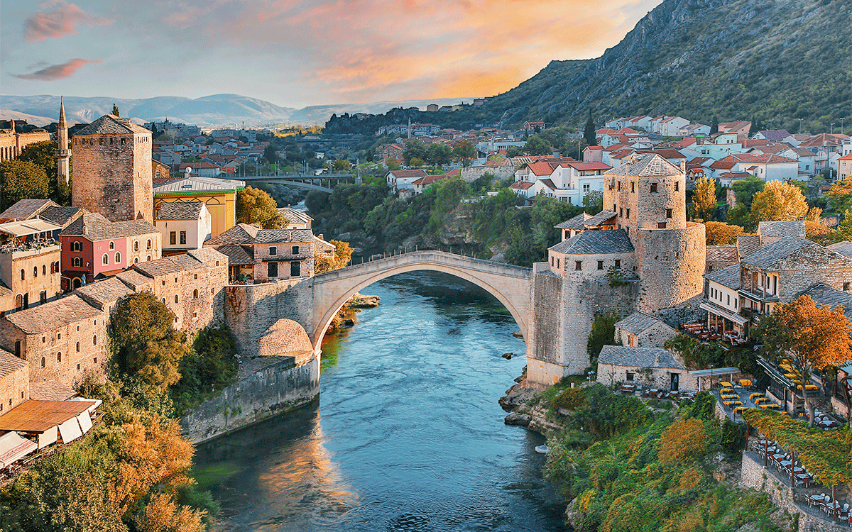 MomentoSnap outdoor photo booth at Mostar, Herzegovina, Bosnia & Herzegovina
