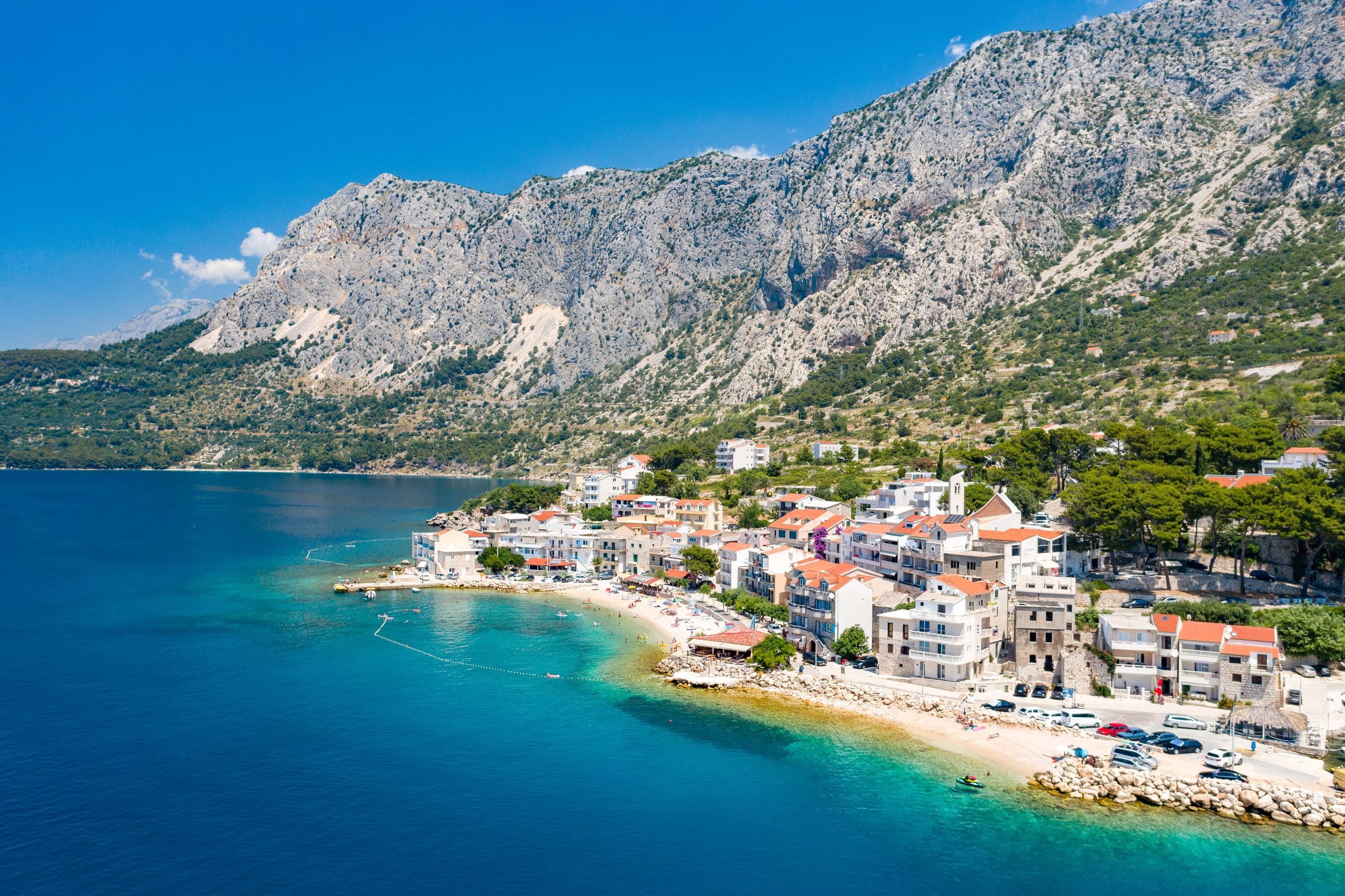MomentoSnap outdoor photo booth at Podgora, Makarska Riviera, Dalmatia, Croatia