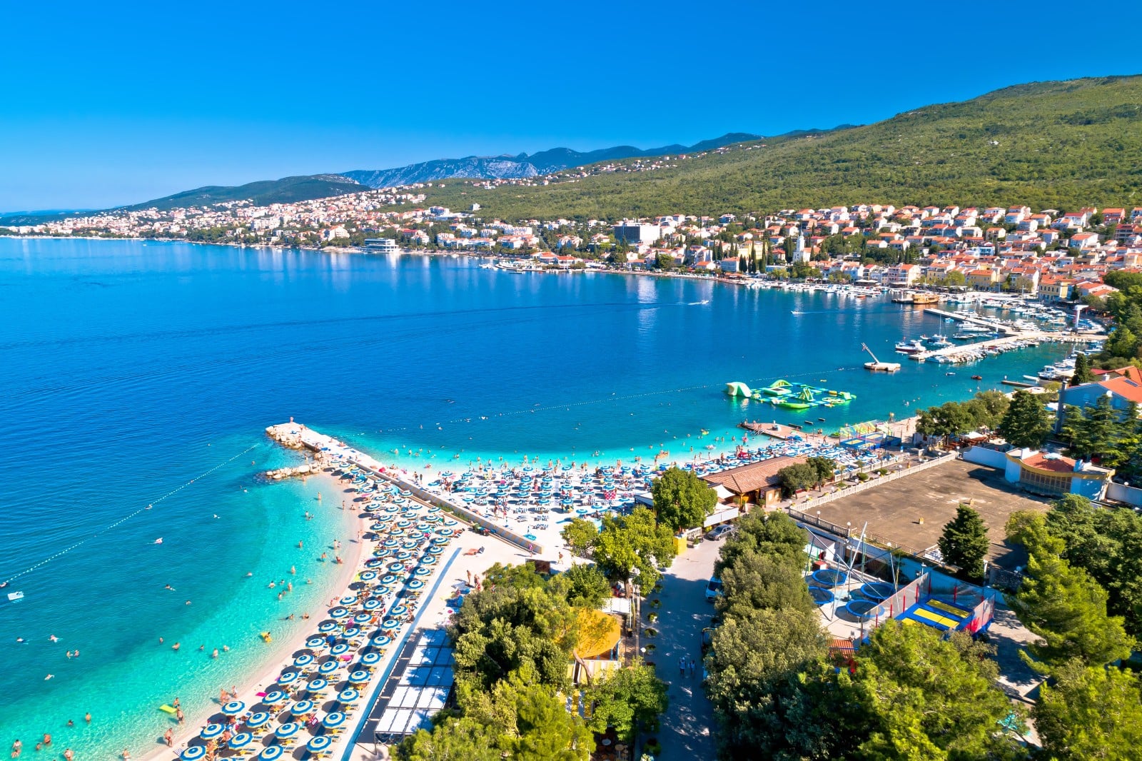 MomentoSnap outdoor photo booth at Crikvenica, Kvarner, Croatia
